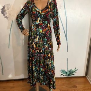 Long colorful dress